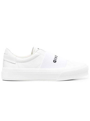 City Banding Logo Low Top Sneakers White - GIVENCHY - BALAAN 1