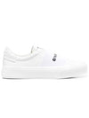 City Banding Logo Low Top Sneakers White - GIVENCHY - BALAAN 1