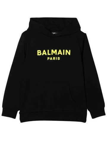 Kids Logo Hooded Sweatshirt 6P4540 Z0002 930 - BALMAIN - BALAAN 1