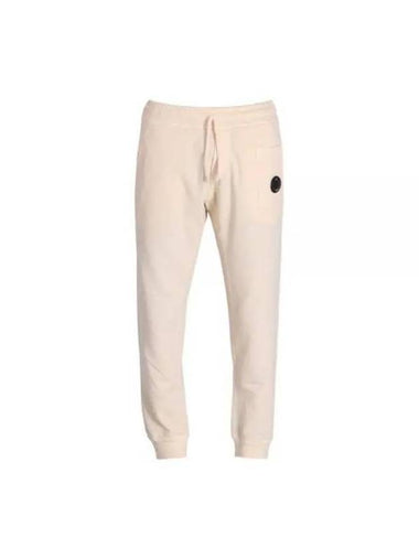 Light Fleece Utility Track Pants Beige - CP COMPANY - BALAAN 1