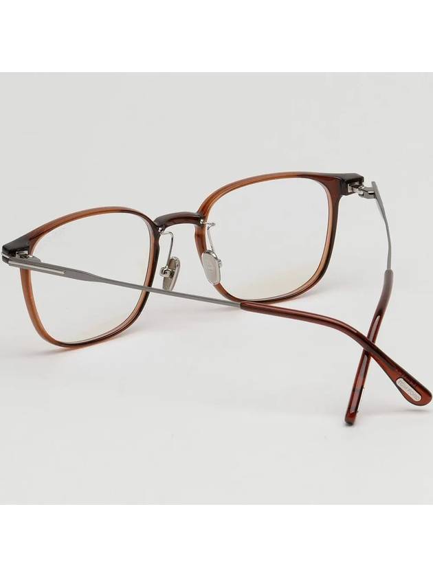 Eyewear Square Acetate Eyeglasses Brown - TOM FORD - BALAAN 5