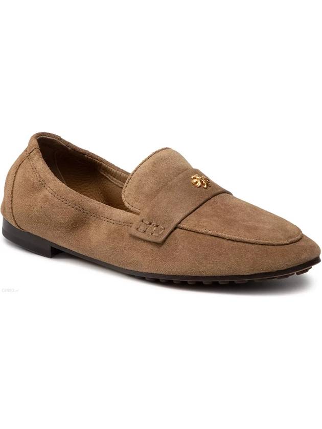 Women's Ballet Suede Loafers Brown - TORY BURCH - BALAAN.