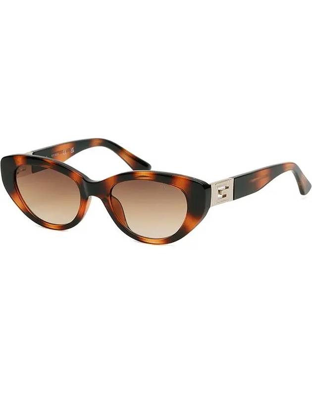 Sunglasses GU7849 53F Brown Oval Horn Rim Fashion - GUESS - BALAAN 8