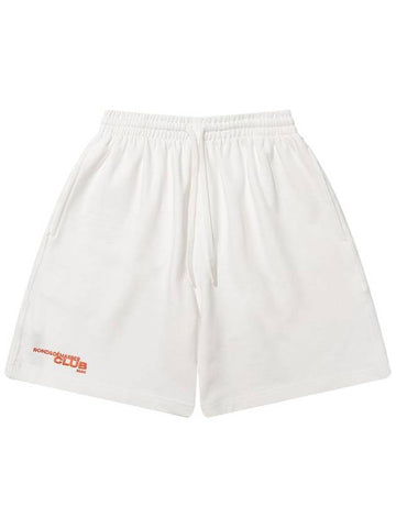 club lettering sweat shorts - ROND&DEMARRER - BALAAN 1