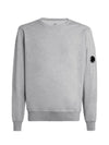 Light Fleece Sweatshirt Grey Melange - CP COMPANY - BALAAN 2