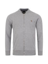 Zebra Logo Cotton Bomber Jacket Grey - PAUL SMITH - BALAAN 1