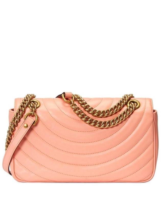 GG Marmont Matelasse Shoulder Bag Pink - GUCCI - BALAAN 3