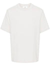 Small Heart Logo Short Sleeve T-Shirt Chalk - AMI - BALAAN 1