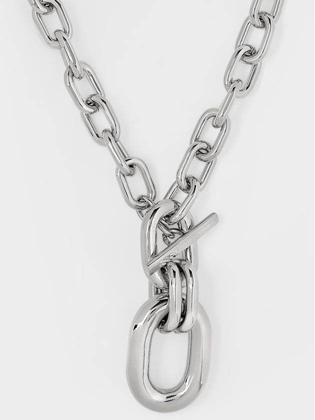 XL Link Necklace in Silver Aluminium - PACO RABANNE - BALAAN 2