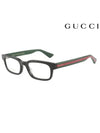 Square Acetate Eyeglasses Black - GUCCI - BALAAN 1