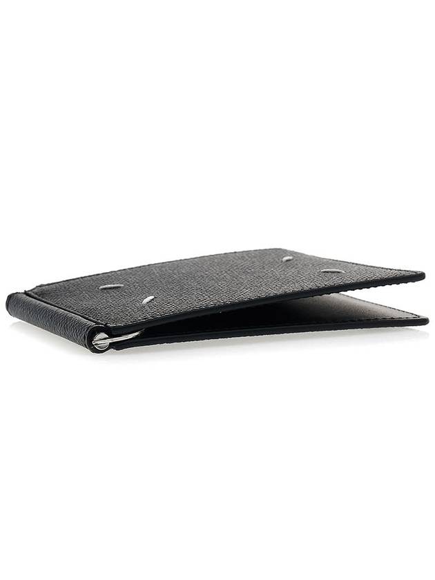 Stitch Money Clip Card Wallet Black - MAISON MARGIELA - BALAAN 6