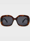 Eyewear Triomphe 10 Acetate Sunglasses Red Havana - CELINE - BALAAN 3