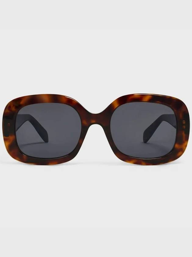 Eyewear Triomphe 10 Acetate Sunglasses Red Havana - CELINE - BALAAN 3