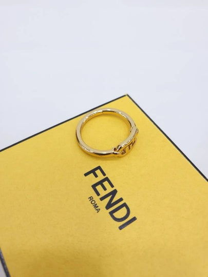 Orak Soft Gold Ring L - FENDI - BALAAN 2