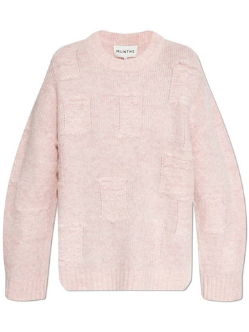 Munthe Woolen Sweater, Women's, Pink - MUNTHE - BALAAN 1