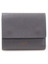 Celine 10B573BEL Gray Grain Calfskin 3 Stage Tri Fold Small Bicycle Wallet - CELINE - BALAAN 1