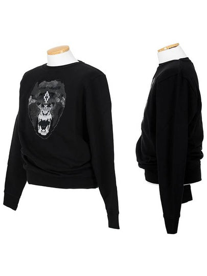 SAN 2059 1001 Embroidered monkey sweatshirt - MARCELO BURLON - BALAAN 2