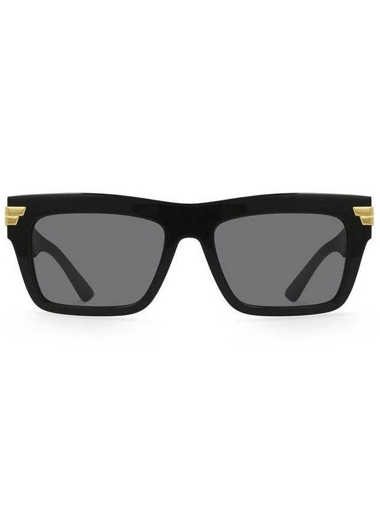 Eyewear Square Frame Acetate Sunglasses Black - BOTTEGA VENETA - BALAAN 1