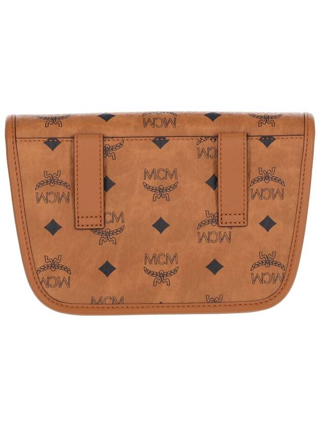 Aren Visetos Messenger Bag Brown - MCM - BALAAN 4