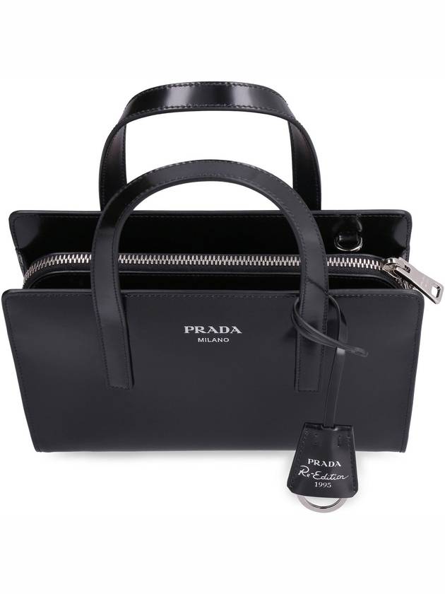 Re-Edition 1995 Brushed Leather Hand Mini Bag Black - PRADA - BALAAN 6