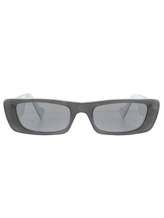 Eyewear Square Frame Sunglasses Gray - GUCCI - BALAAN 1