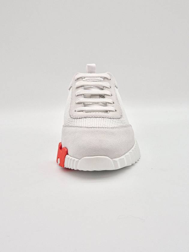 Bouncing Mesh Low Top Sneakers Blanc White - HERMES - BALAAN 5