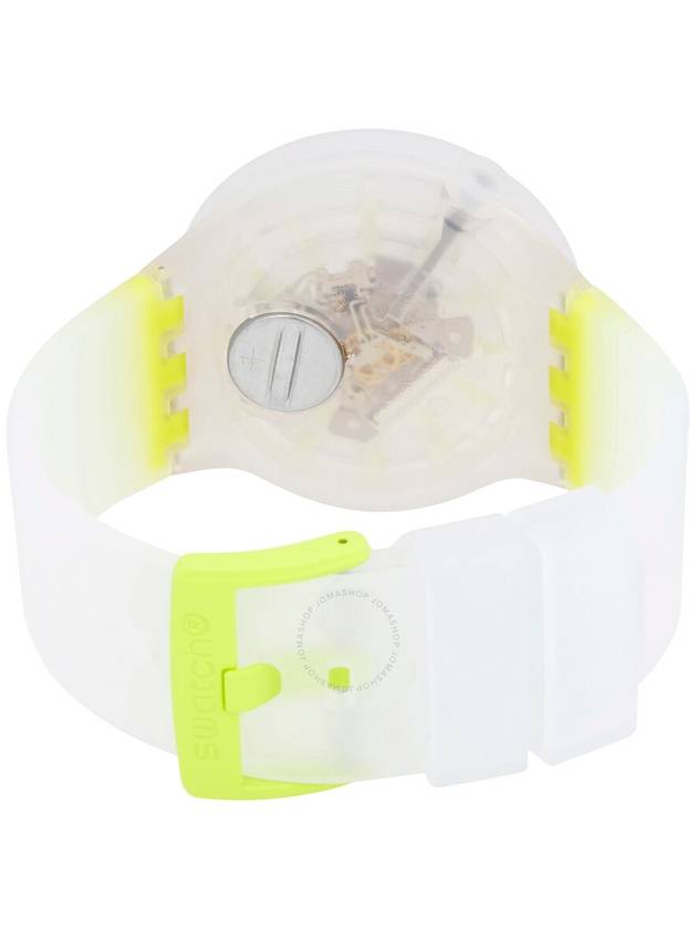 Swatch Yellow-In-Jelly Quartz White Skeleton Dial Watch SO27E103 - SWATCH - BALAAN 3