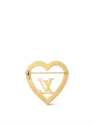 My LV Love Brooch Gold - LOUIS VUITTON - BALAAN 1