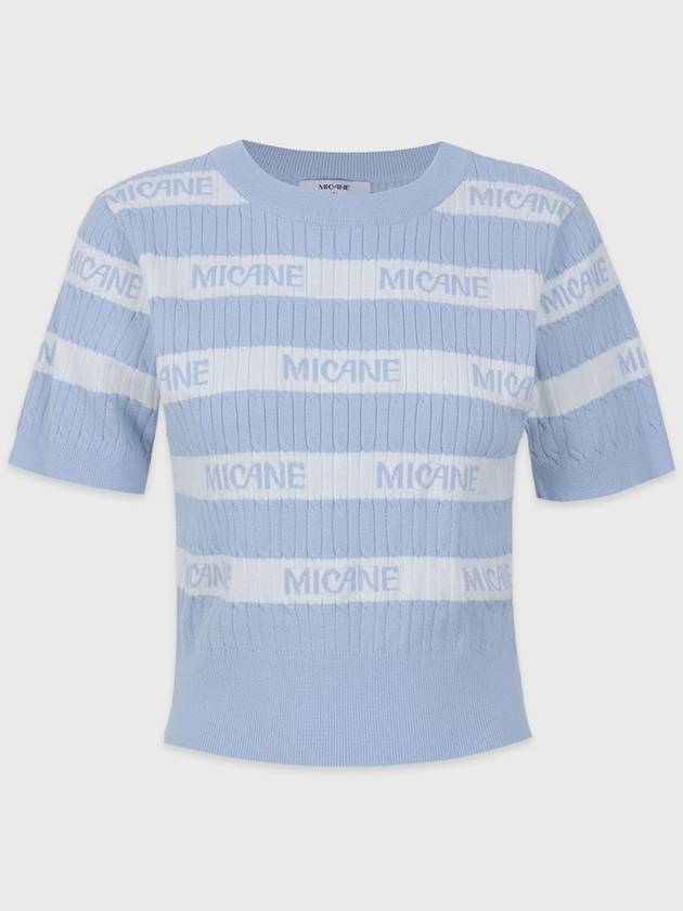 Winsome striped logo knit - MICANE - BALAAN 6