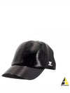 Reedition Vinyl Ball Cap Black - COURREGES - BALAAN 2