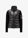 logo patch padded wool cardigan 9B00024 M1131 999 - MONCLER - BALAAN 2