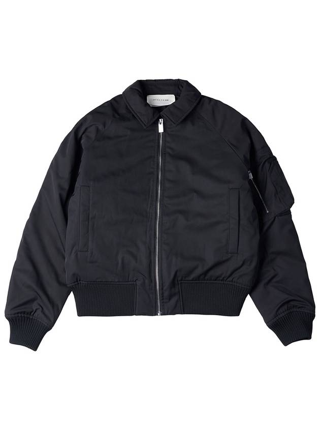 Logo Print Bomber Jacket Black - 1017 ALYX 9SM - BALAAN 3