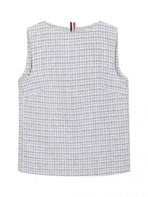 Tweed bateau column sleeveless - THOM BROWNE - BALAAN 1