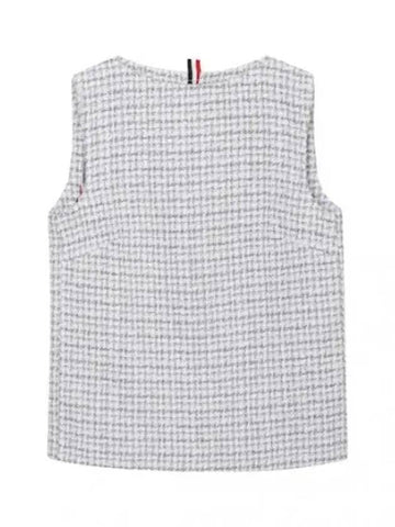 Tweed bateau column sleeveless - THOM BROWNE - BALAAN 1