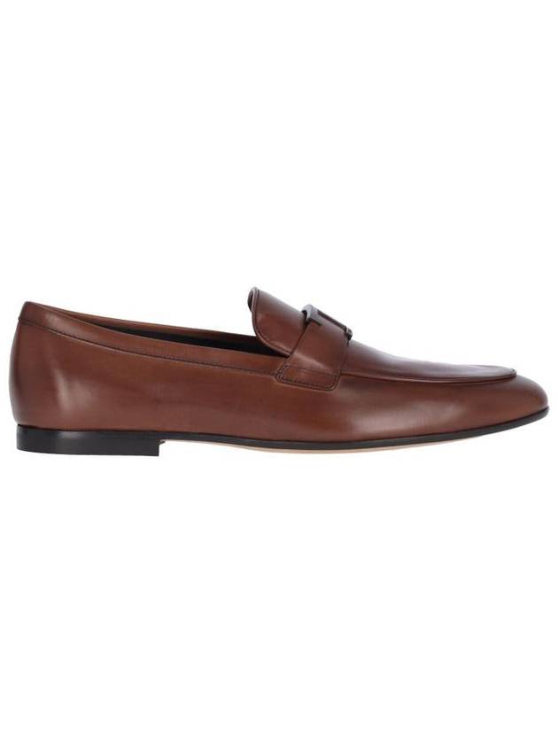 Men's T Timeless Leather Loafer Brown - TOD'S - BALAAN 2