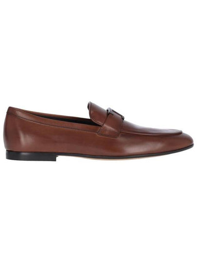 Men's T Timeless Leather Loafer Brown - TOD'S - BALAAN 2