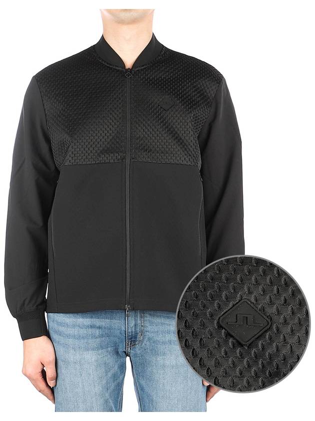 Men's Logan Hybrid Zip-up Jacket Black - J.LINDEBERG - BALAAN 2