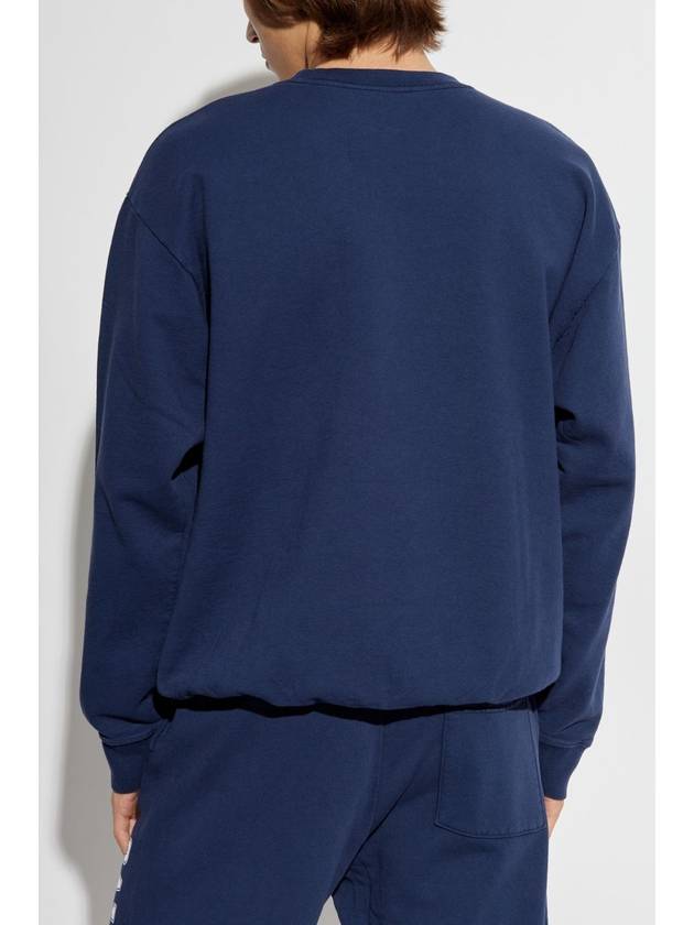 Sporty & Rich Sweatshirt From The Wall Street Collection, Unisex, Navy Blue - SPORTY & RICH - BALAAN 6