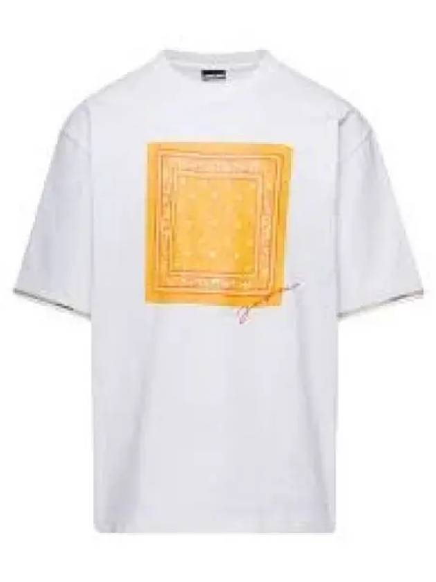 Le TToalha Bandana Logo Print Cotton Short Sleeves T-Shirt White - JACQUEMUS - BALAAN 2