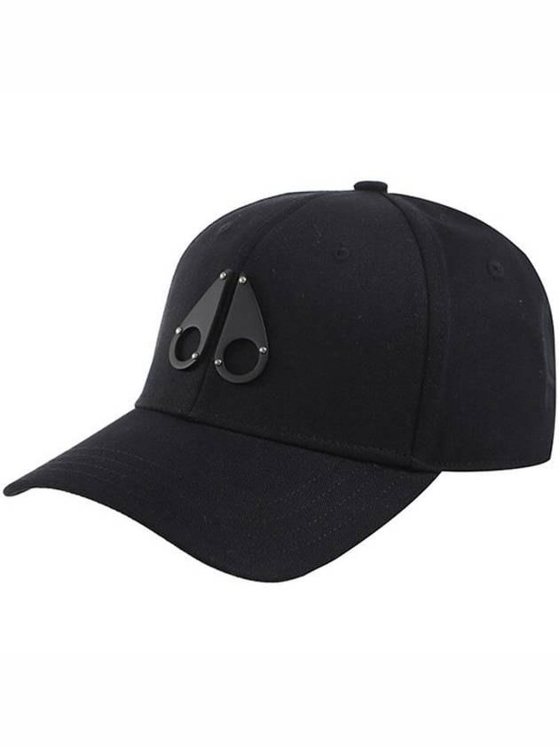 Metal Logo Icon Ball Cap Black - MOOSE KNUCKLES - BALAAN 2