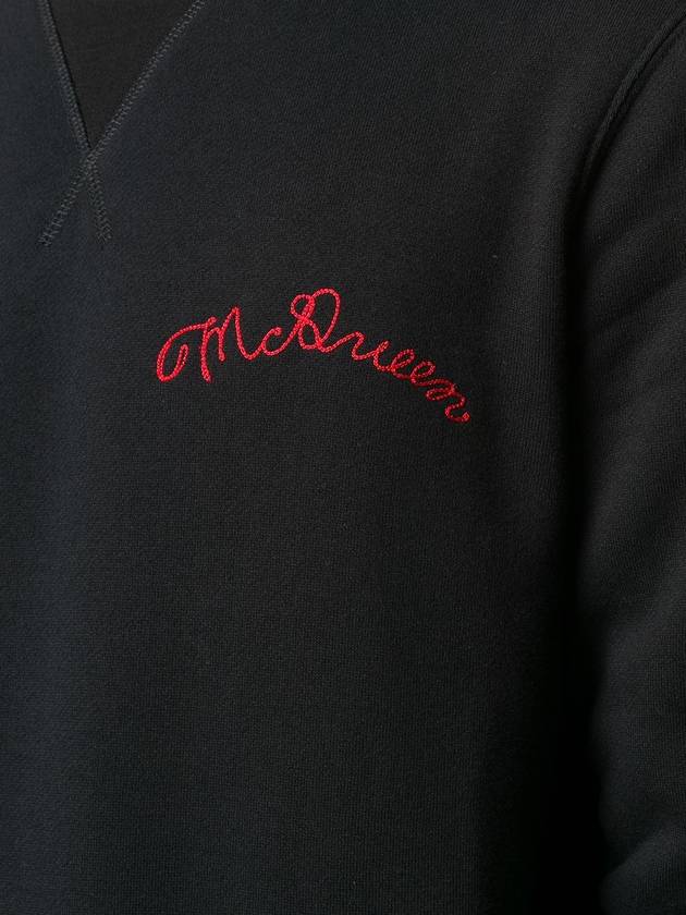 Logo embroidery sweatshirt 629747QPX021000 - ALEXANDER MCQUEEN - BALAAN 5