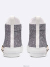 B23 Oblique Jacquard High Top Sneakers Ruthenium - DIOR - BALAAN 6