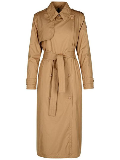 Women's Barbetane Down Trench Coat Camel Beige - MONCLER - BALAAN 2