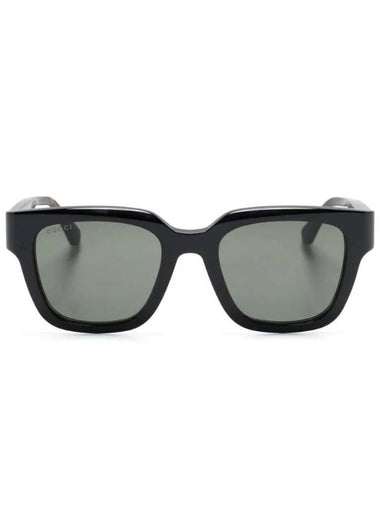 Low Nose Bridge Fit Square Sunglasses Black - GUCCI - BALAAN 1