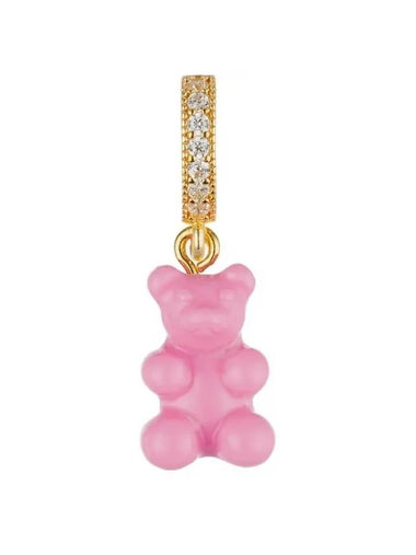 Nostalgia Bear Fave Connector Pendant Candy Pink - CRYSTAL HAZE - BALAAN 1