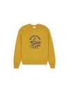 Maison Kitsune Racing Fox Comfort Sweatshirt Mustard - MAISON KITSUNE - BALAAN 1