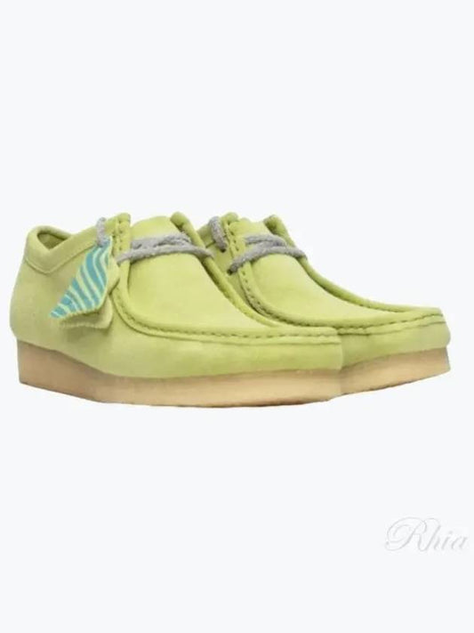 shoes WALLABEE PALE LIME SUEDE 26175855 Wallaby pale lime suede - CLARKS - BALAAN 2
