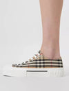 Vintage Check Cotton Sneakers Archive Beige - BURBERRY - BALAAN 9