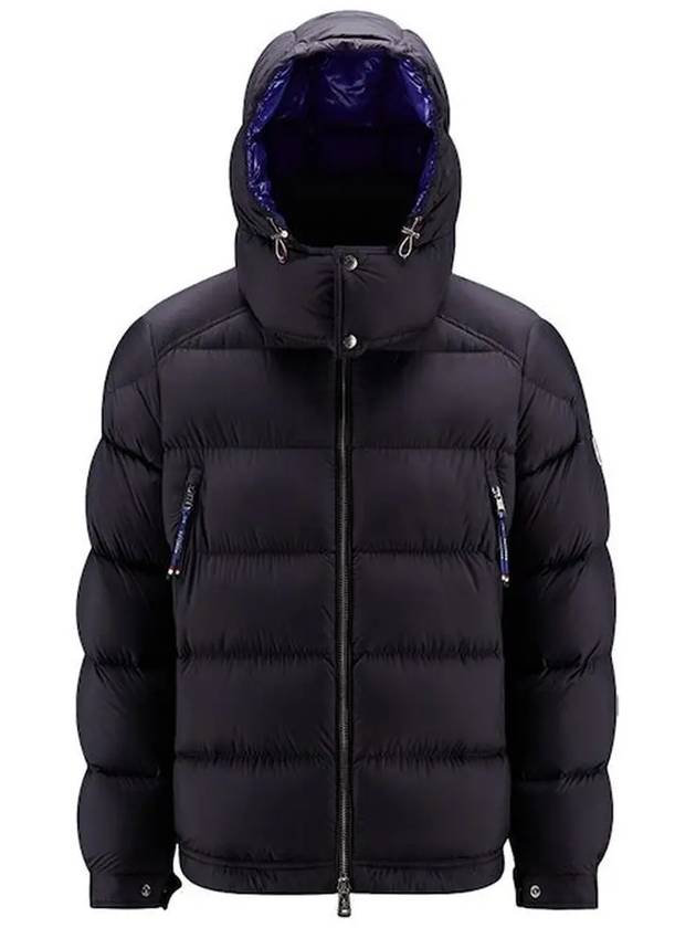 POIRIER logo hood padded jacket 1A001 46 549SK 779 - MONCLER - BALAAN 2