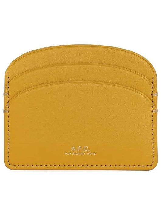 Demi Lune Card Wallet Yellow - A.P.C. - BALAAN 2